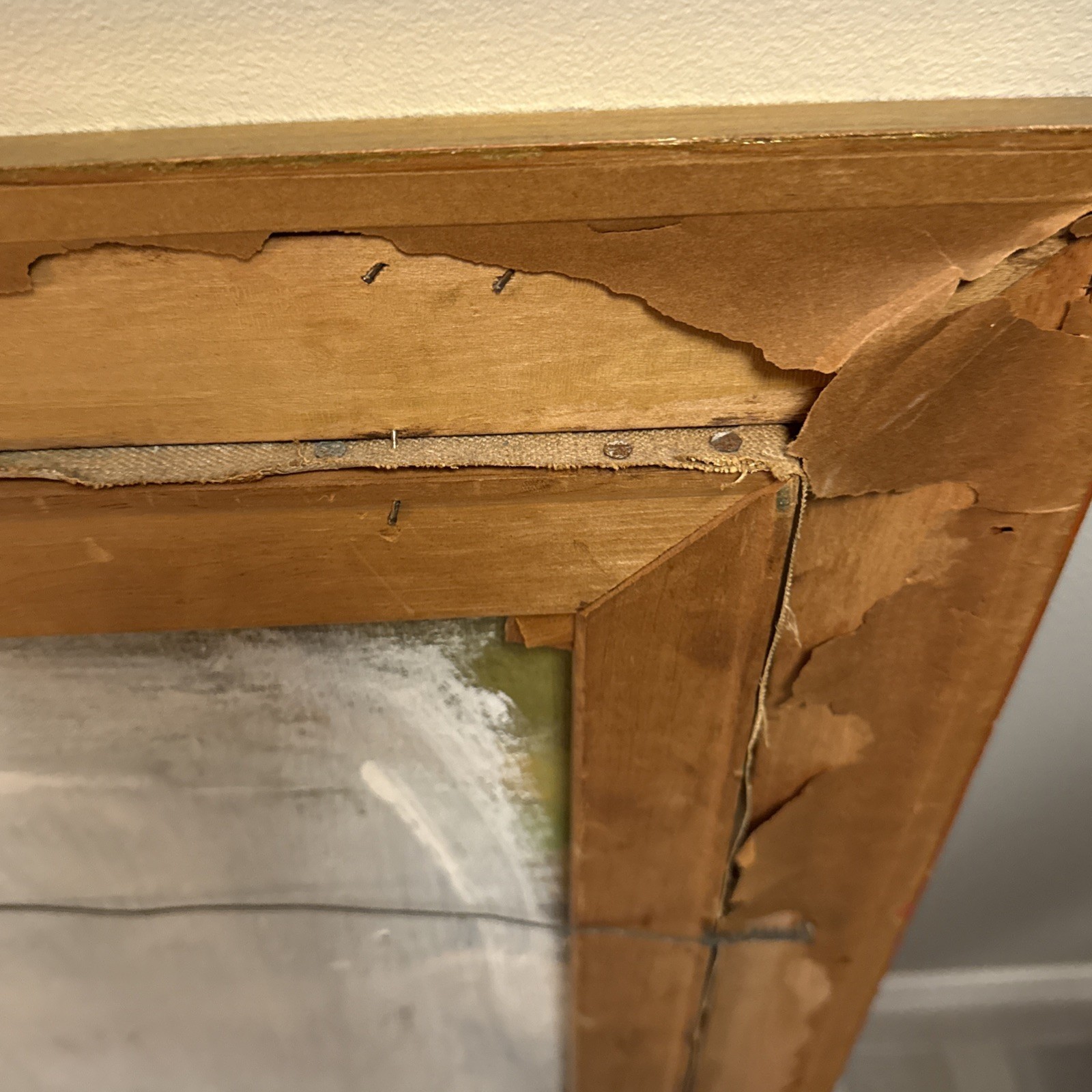 Vintage Florida Landscape Original Oil Painting On Canvas Framed Signed Rosen