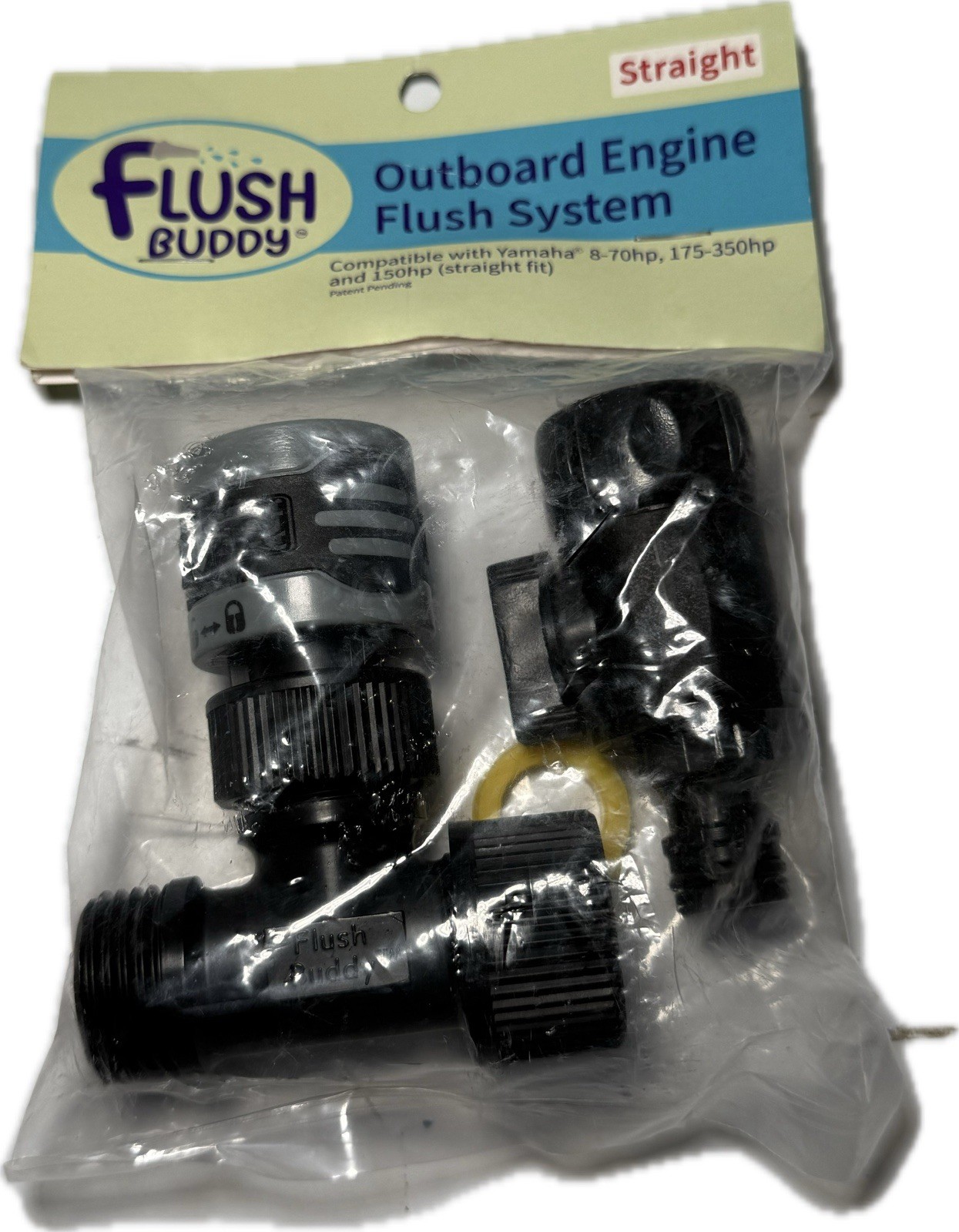 Flush Buddy Yamaha Outboard Engine Flush Adapter - STRAIGHT Quick Connect