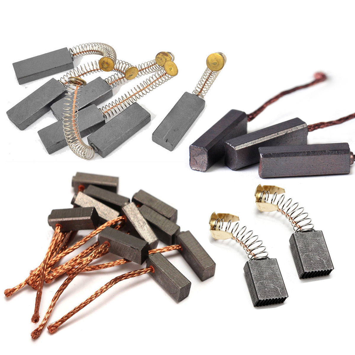 Various Style Replacement Carbon Brushes For Generic Electric Motor Drill Carbon