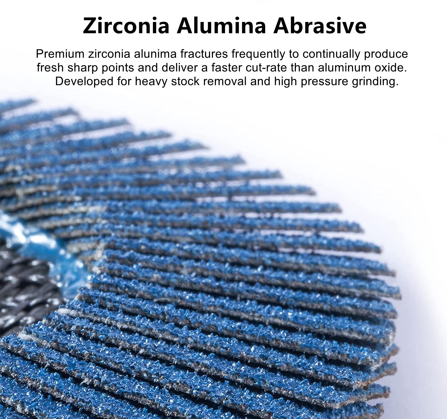 20PCS 4.5" 4-1/2" Zirconia Flap Disc 40 60 80 120 Grit Sanding Grinding Wheels