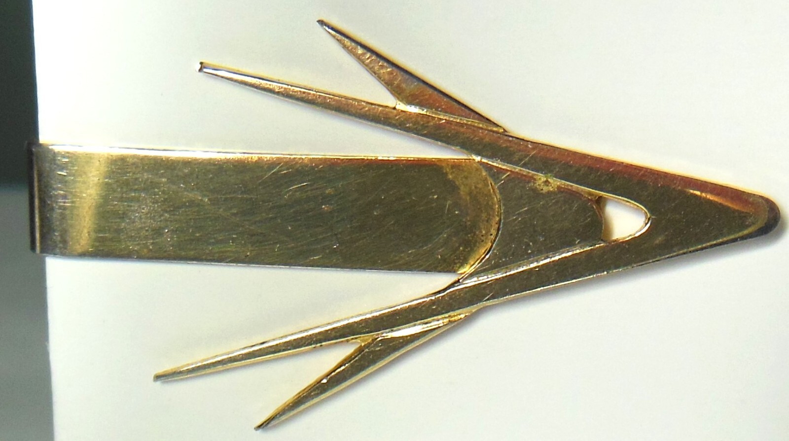 CHRYSLER, DODGE Co. Forward look advertising emblem employee tie clasp pin *