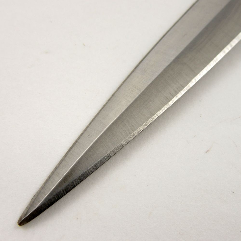 11" Medieval Ice Blade Dagger – Double-Edged Commando Knife w/ Leather Sheath