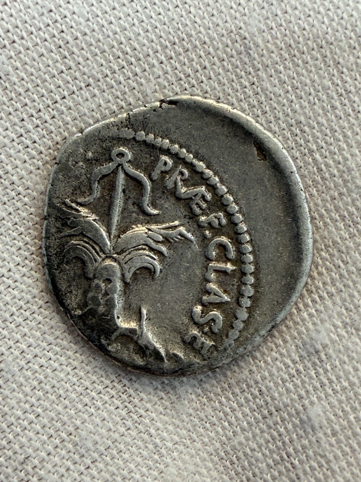 The Pompeians. Sextus Pompey. 37/6 BC. AR Denarius