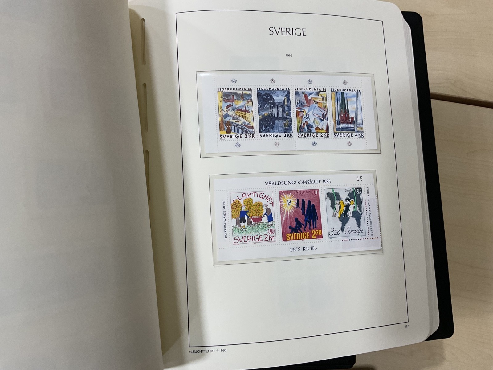 Sweden stamps. 1970 - 2008. 2 Light house albums. G/208*