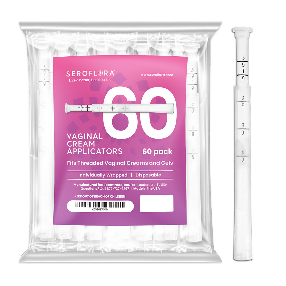 Disposable Vaginal Cream Applicators - Fits Premarin, Estrace, 60 packs