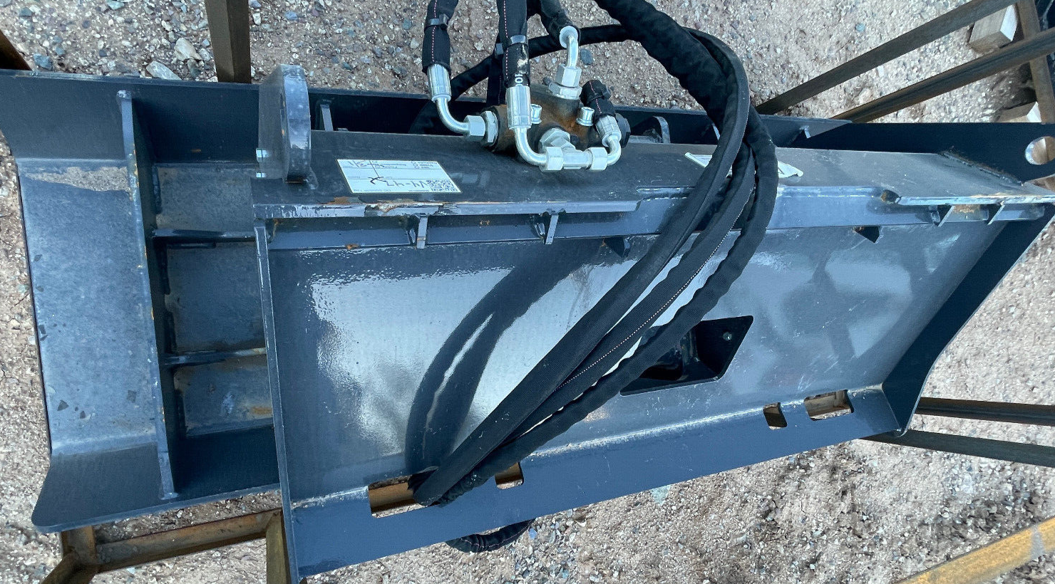 72" Vibratory Plate Soil Gravel Compactor Skidsteer Attachment Kubota Bobcat CAT