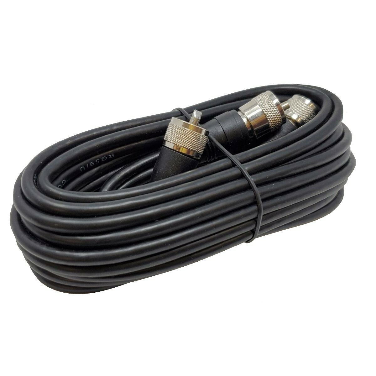 Shark Antennas TS822-4B Dual CB Antenna Kit with 4ft Antennas, Mounts and Cable