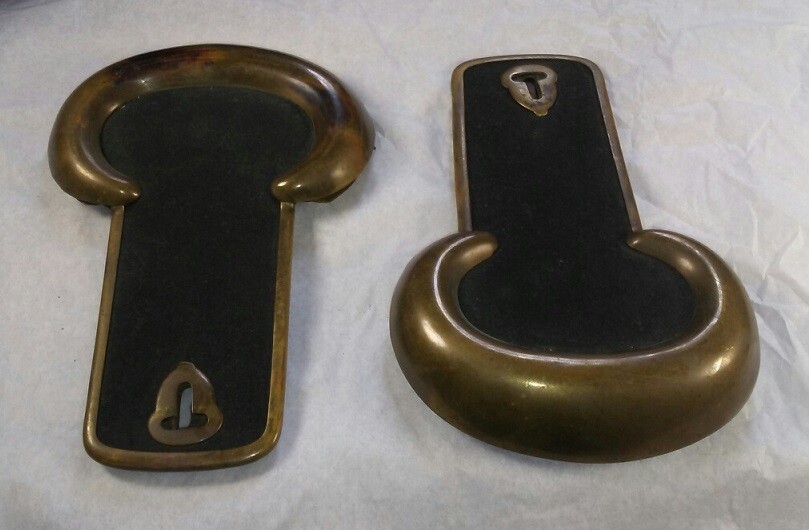 Epaulets Similar to Marines Militia Undented Crescents w.Devices 4 Drop Fringe