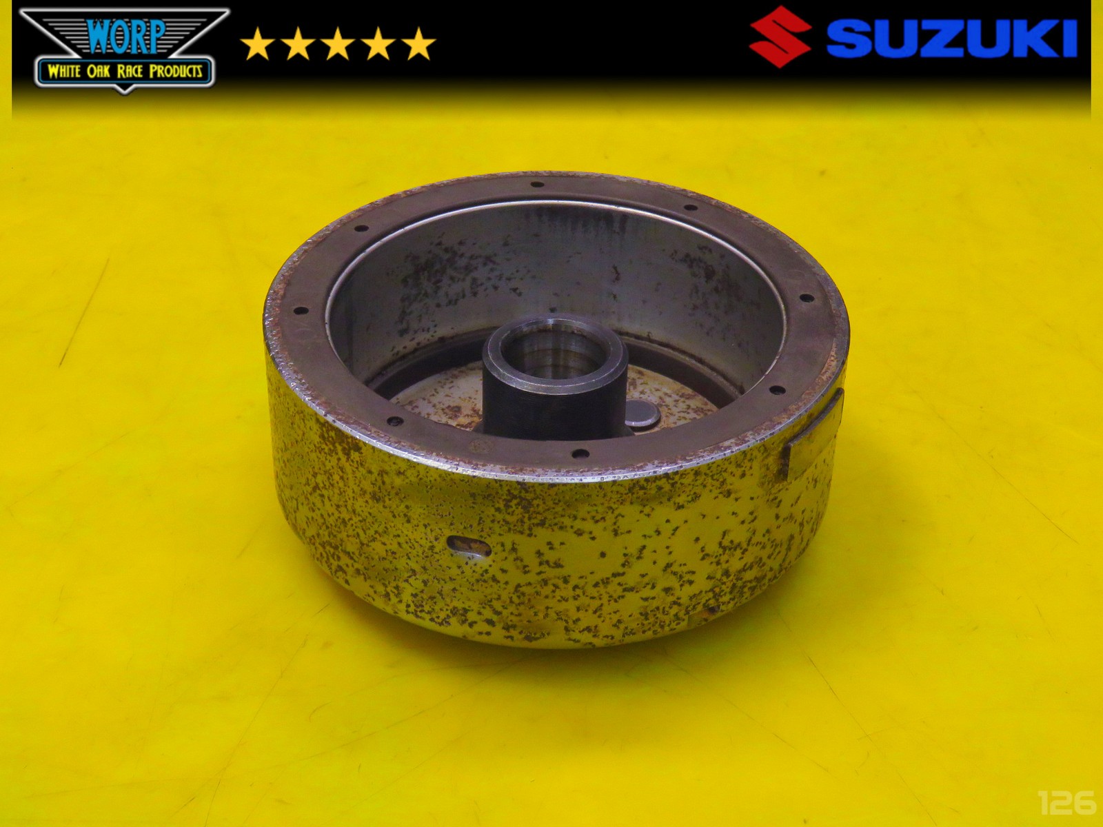 1986 SUZUKI QUADRACER 250 LT250R FLYWHEEL ROTOR FLY WHEEL MAGNETO ~ OEM 85-92