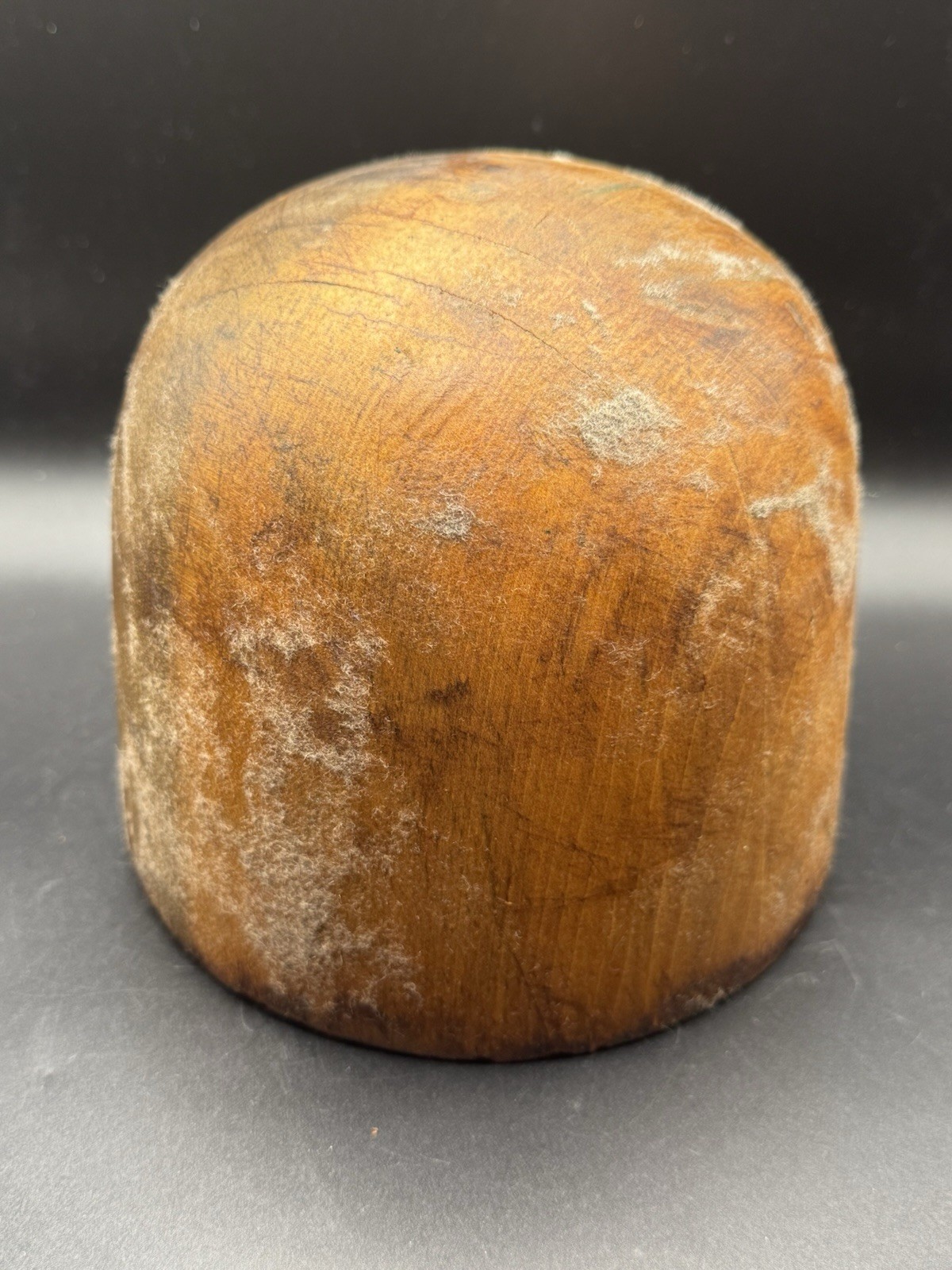 Antique Wooden Hat Mold Millinery Hat Block Form / Store Display F&M Hat Factory