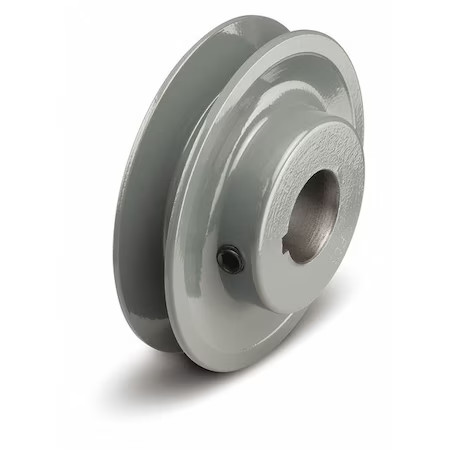 1 In Fixed Bore 1 Groove V-Belt Pulley 3.75 In Od, Ak391