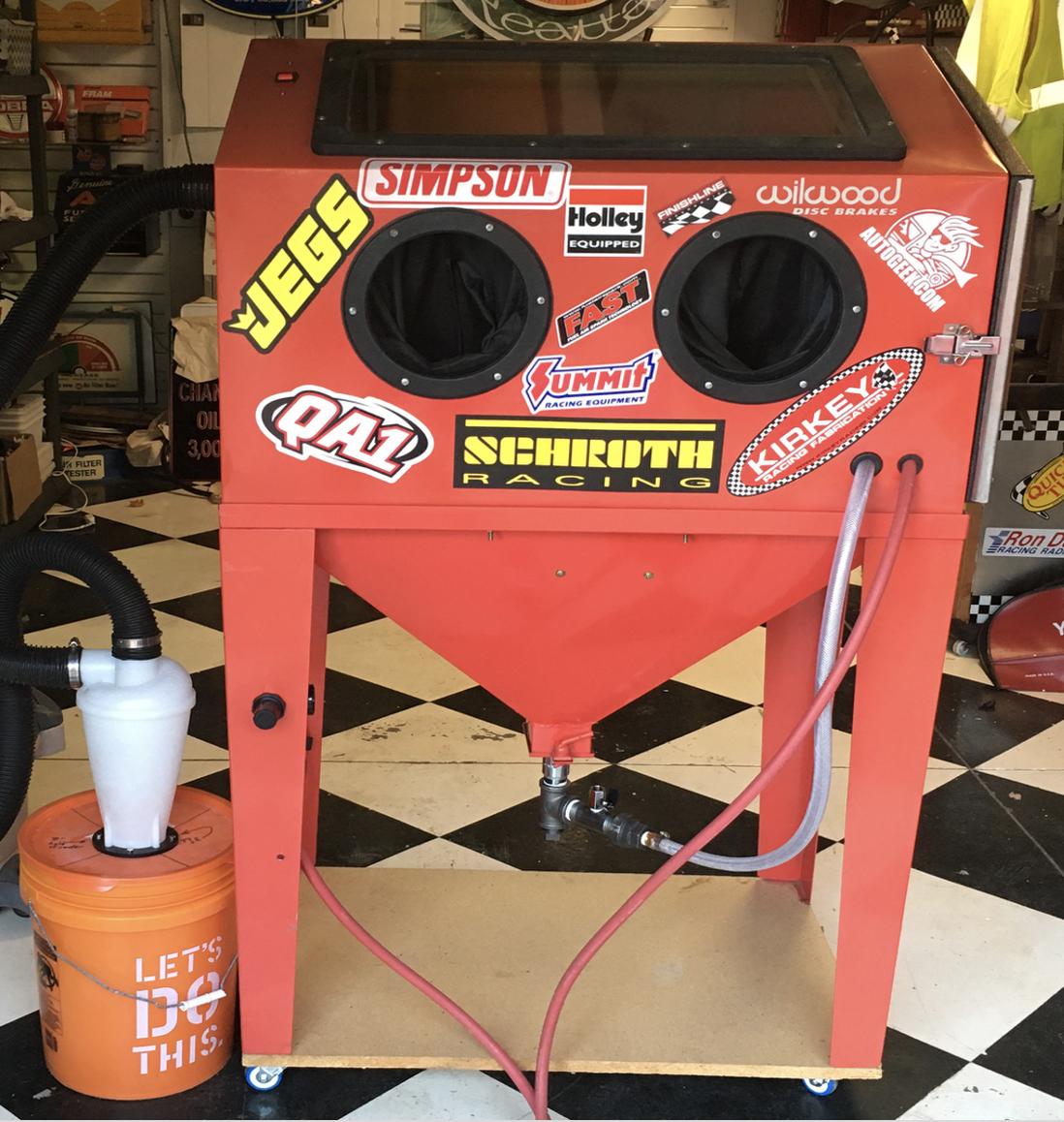 Ultimate BLAST CABINET UPGRADE KIT Harbor Freight 7 mods metering valve hose gun