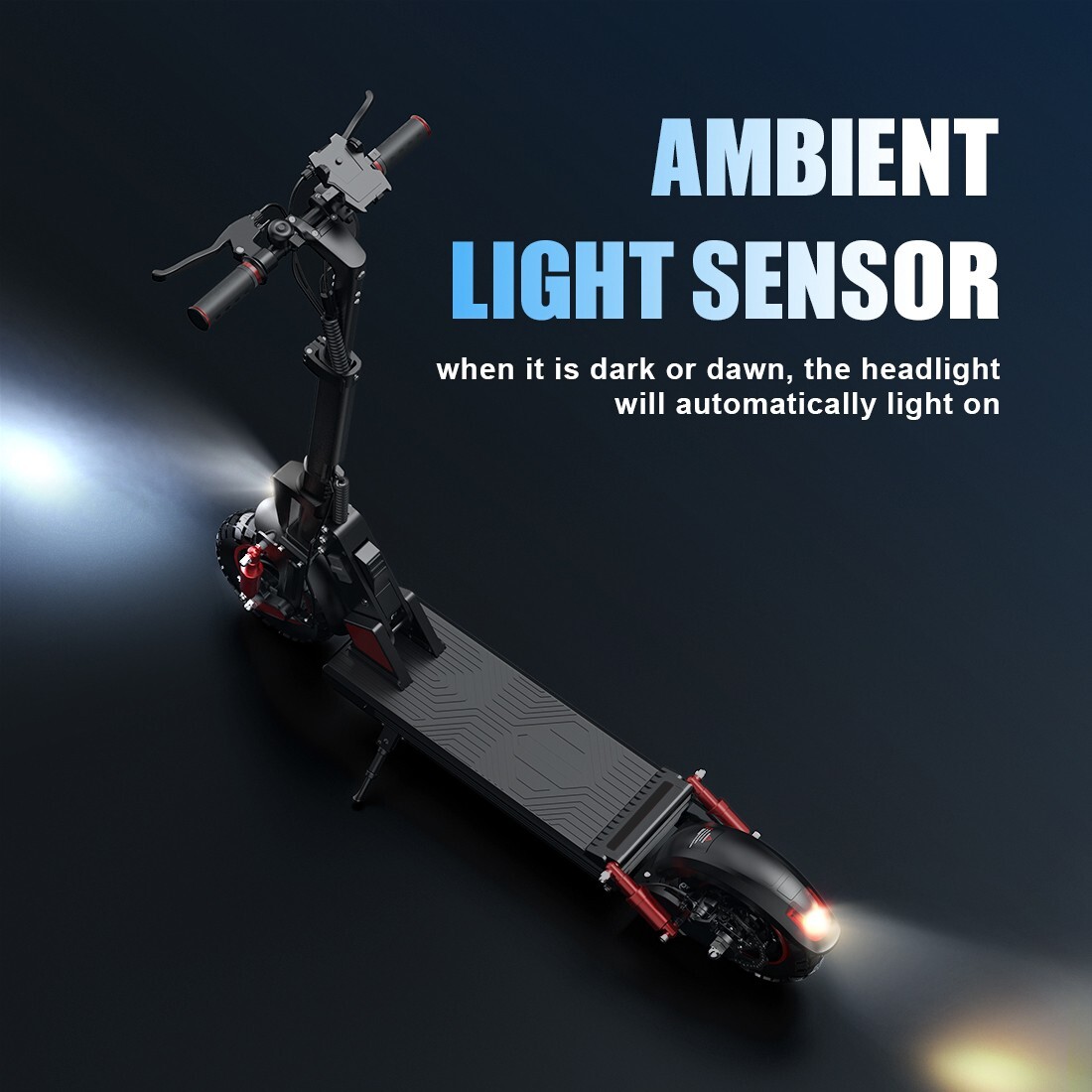 Electric Scooter for Adult 48V 15AH 28MPH Commuting E-Scooter Peak 850W Folding