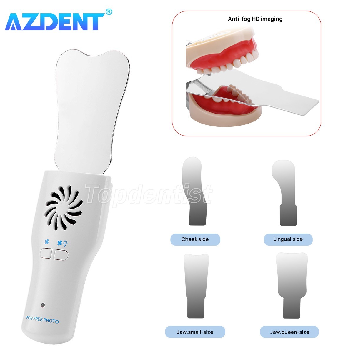 Dental OrthoOcclusal Mirror Fog Free LED Intra Oral Photography Mirror Anti-Fog