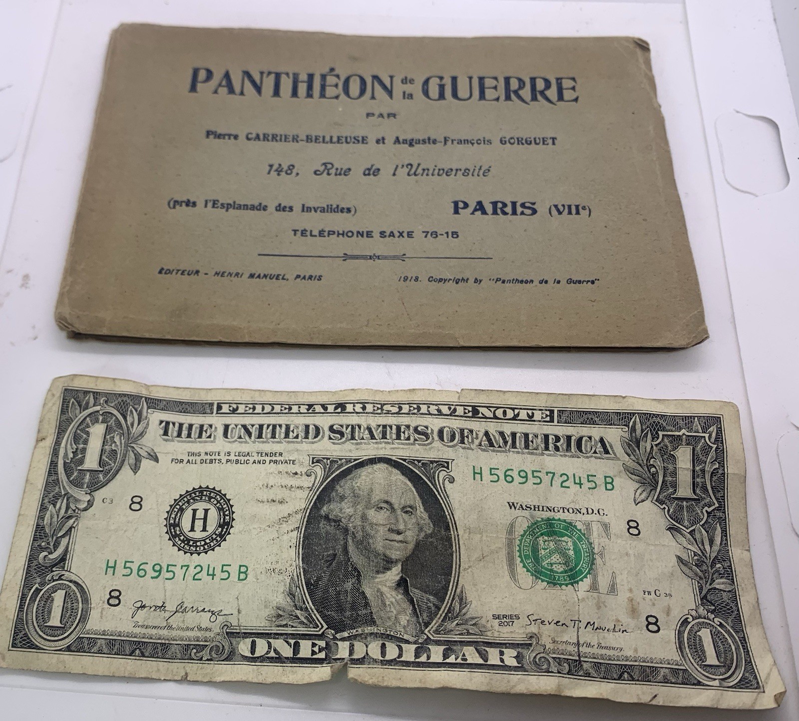 Souvenir Book, Panthéon de la Guerre Cards, 1918 Paris, WW I Images, Set Of 20