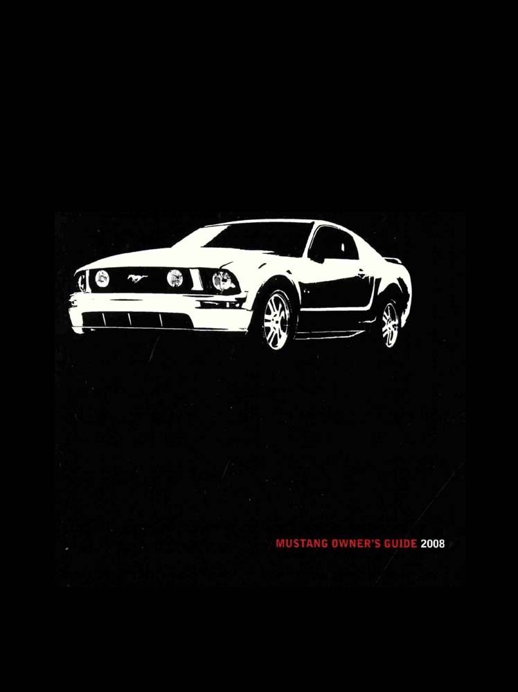 2008 Ford Mustang Owner's Manual