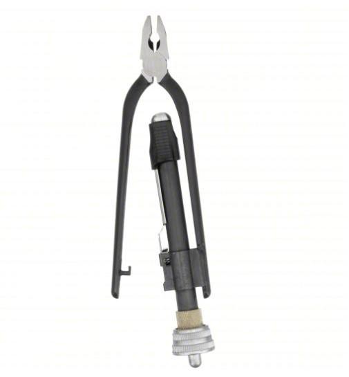 8-3/8" Proto J190 Automatic Safety Wire Twist Plier - Flat Top Jaw, Black Oxide