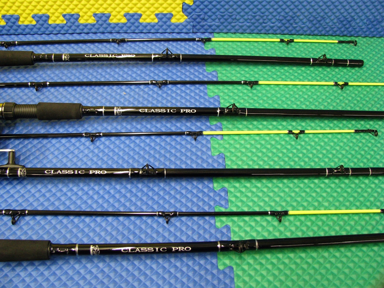 Okuma Classic Pro 7' 6" Line Counter Trolling Combo CPC-762CT-MA 20D 4 PACK!