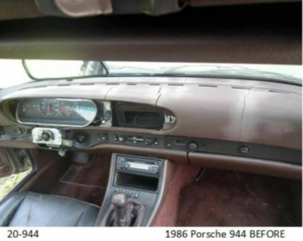 Coverlay Black Dash Cover 20-944-BLK Fits Porsche 944 Dashboard