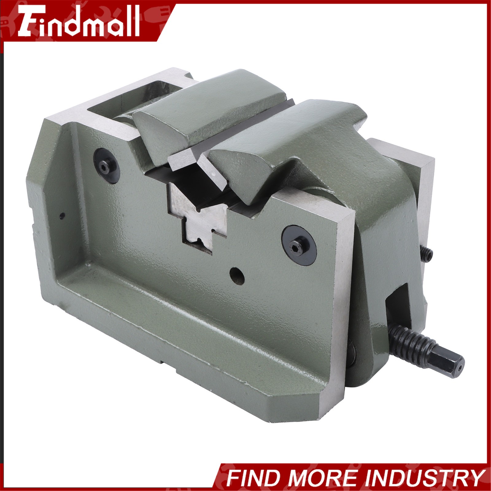 Findmall 4" Machine Vise Horizontal Vertical For Holding Shafts And Round Parts