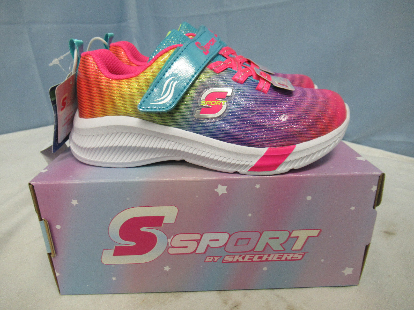 S Sport by Skechers Girls Vivy Rainbow Multicolored Size 12 196989445076