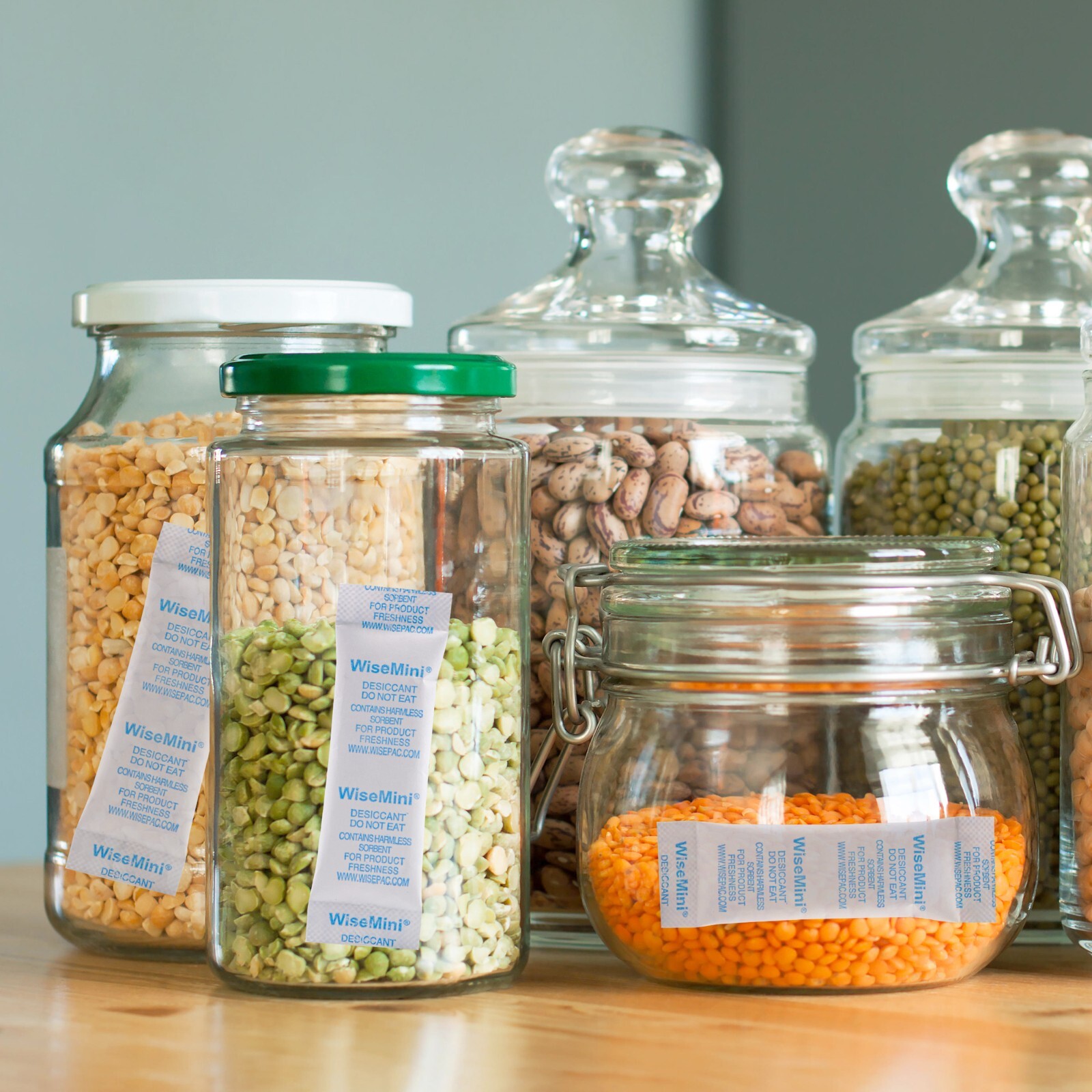 5g 60Pcs Silica Gel Packets, Tyvek Food Grade Dessicant Packs