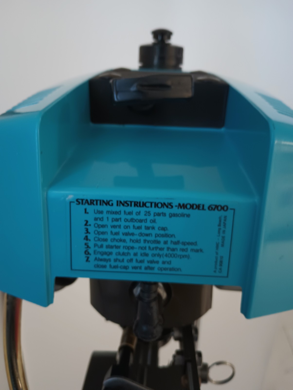 2.7hp cruise n carry outboard