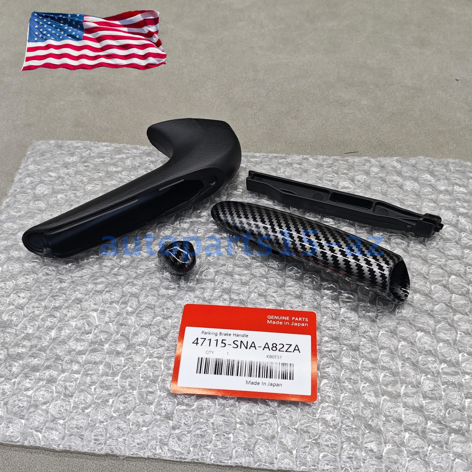 OEM Parking Brake Handle For 2006-2011 Honda Civic Carbon Fiber Black FREE SHIIP