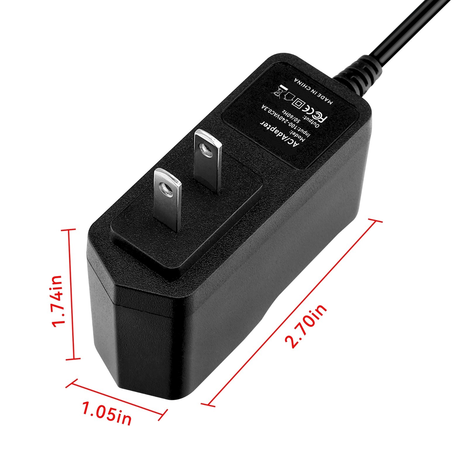 AC/DC 5V 1A 5V 1000mA Switching Power Supply Cord Adapter 5.5mm x 2.5mm Charger