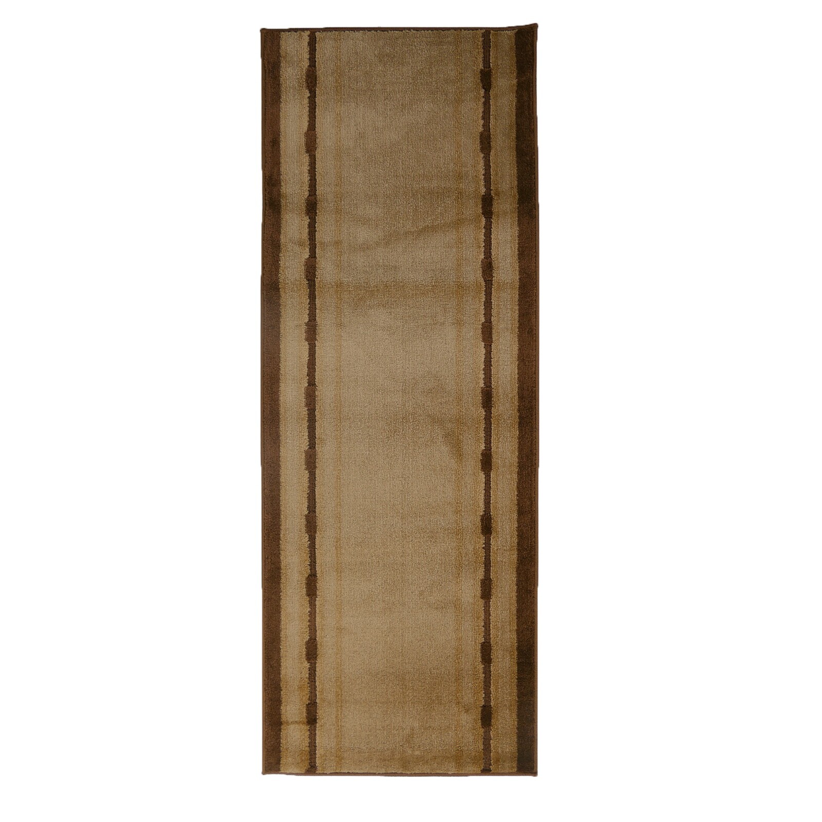 Custom Size Anti-Slip Washable Soft Pile Bordered Gray Runner Rug