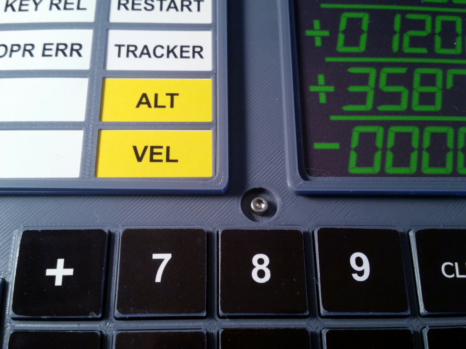 Apollo DSKY Navigation Computer Replica Plaque - Full Size Assembled