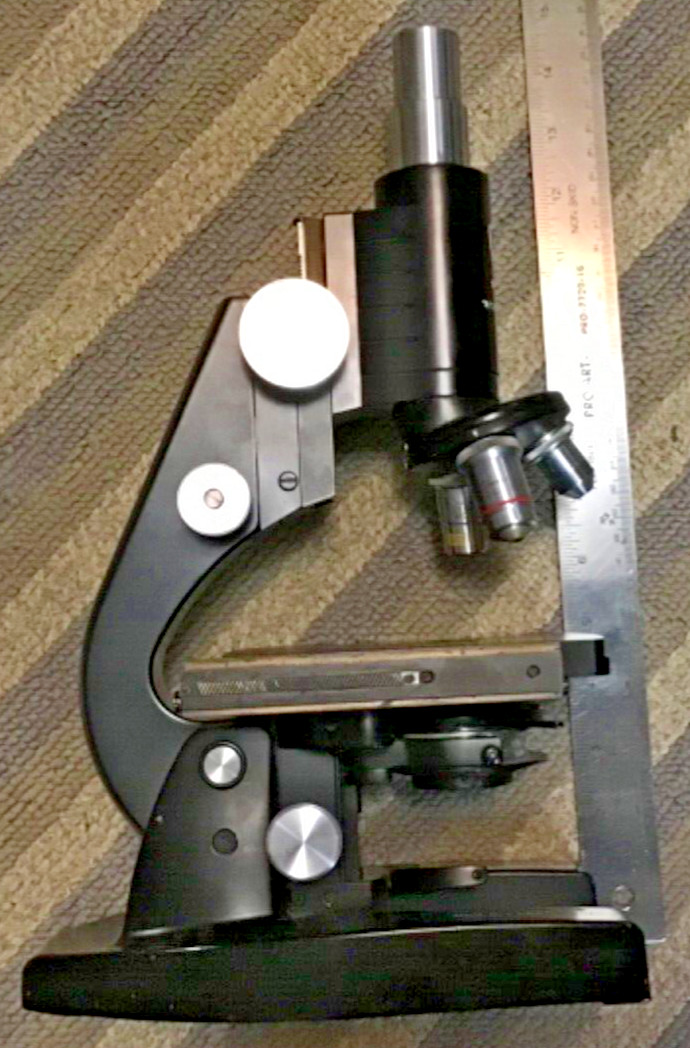 Old AO Spenser Microscope~Queens Hospital Center New York,NY~Rare Science Device