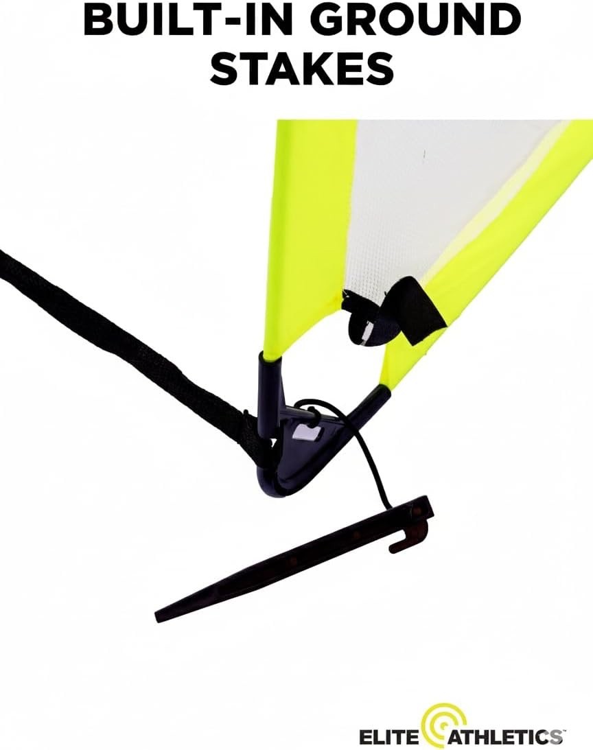 Pop-Up 3' x 2' Soccer Goal 2-Pack – Portable & Collapsible Training Nets for Kid