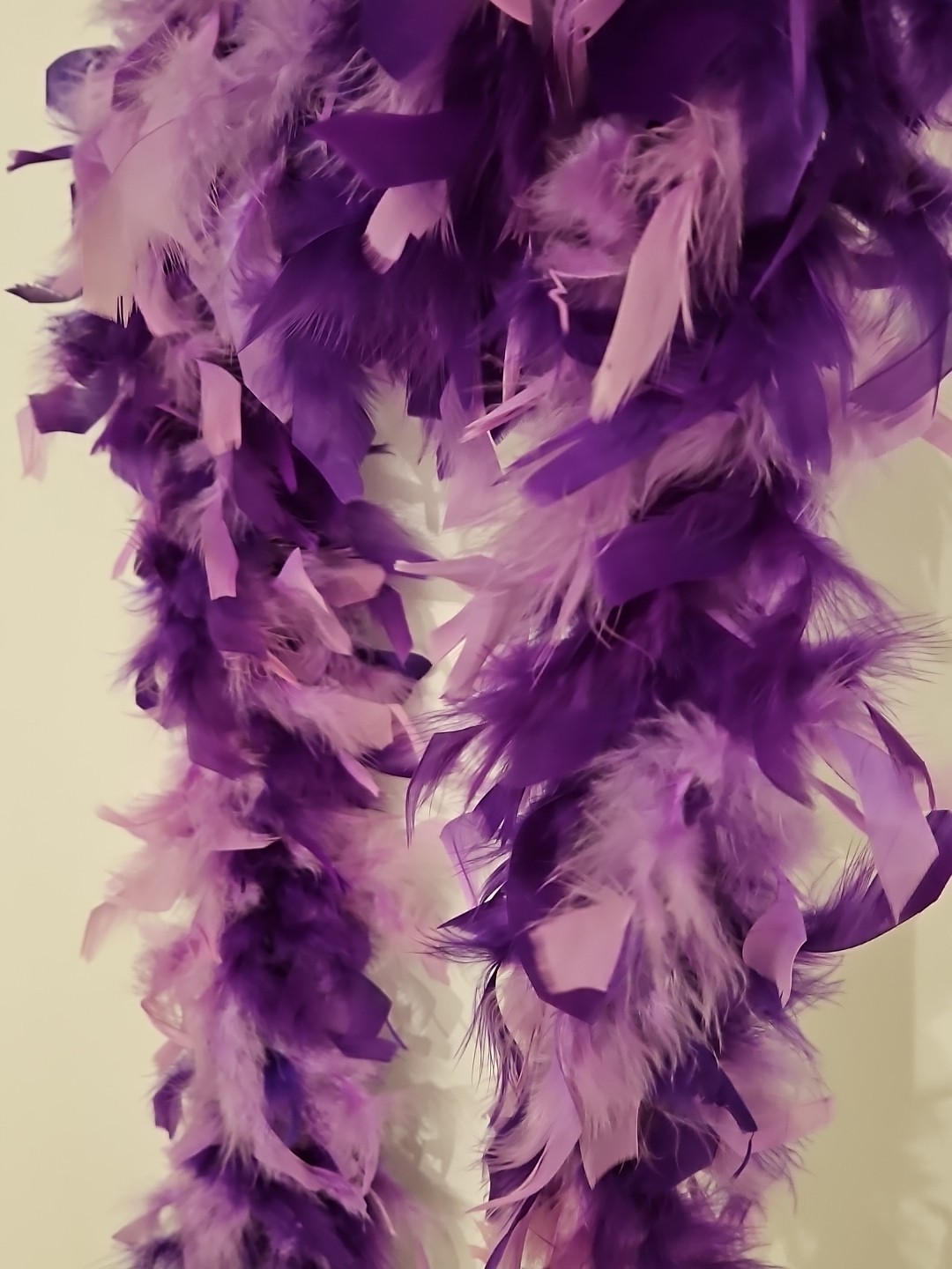 Two Shades Of Purple Feather Costume Boa 6' Length