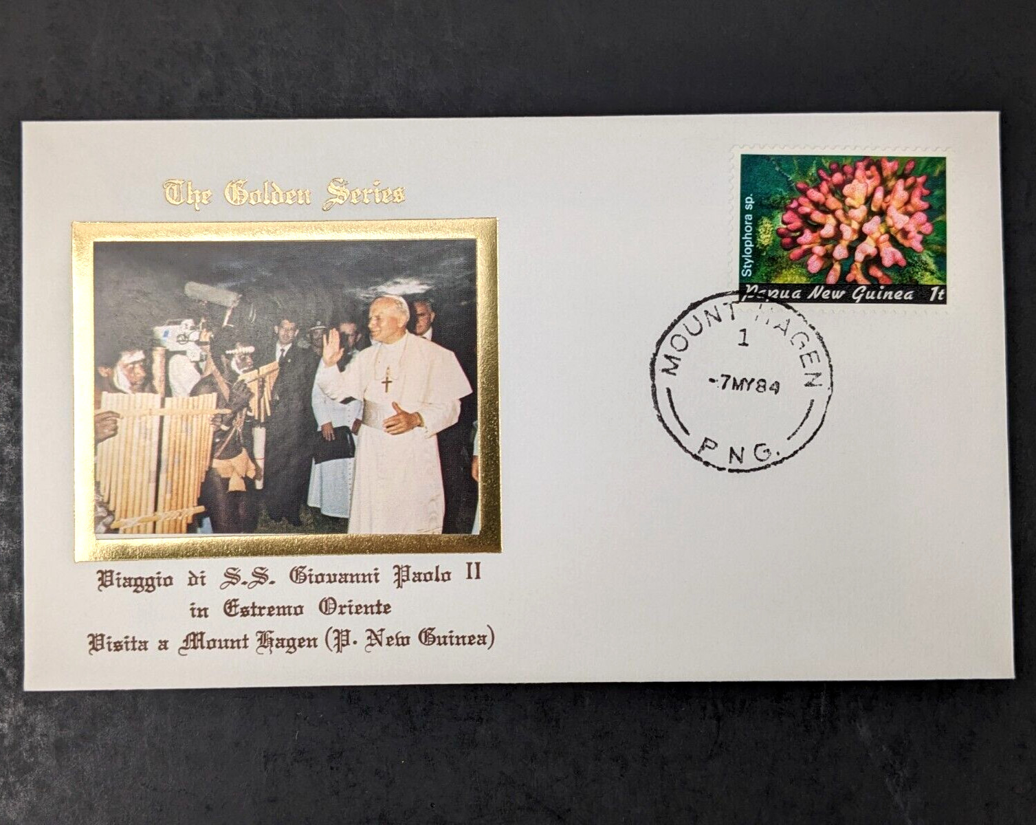 Pope John Paul II, The Golden Series Trip to Asia & Alaska 14 Covers Plus Stamps