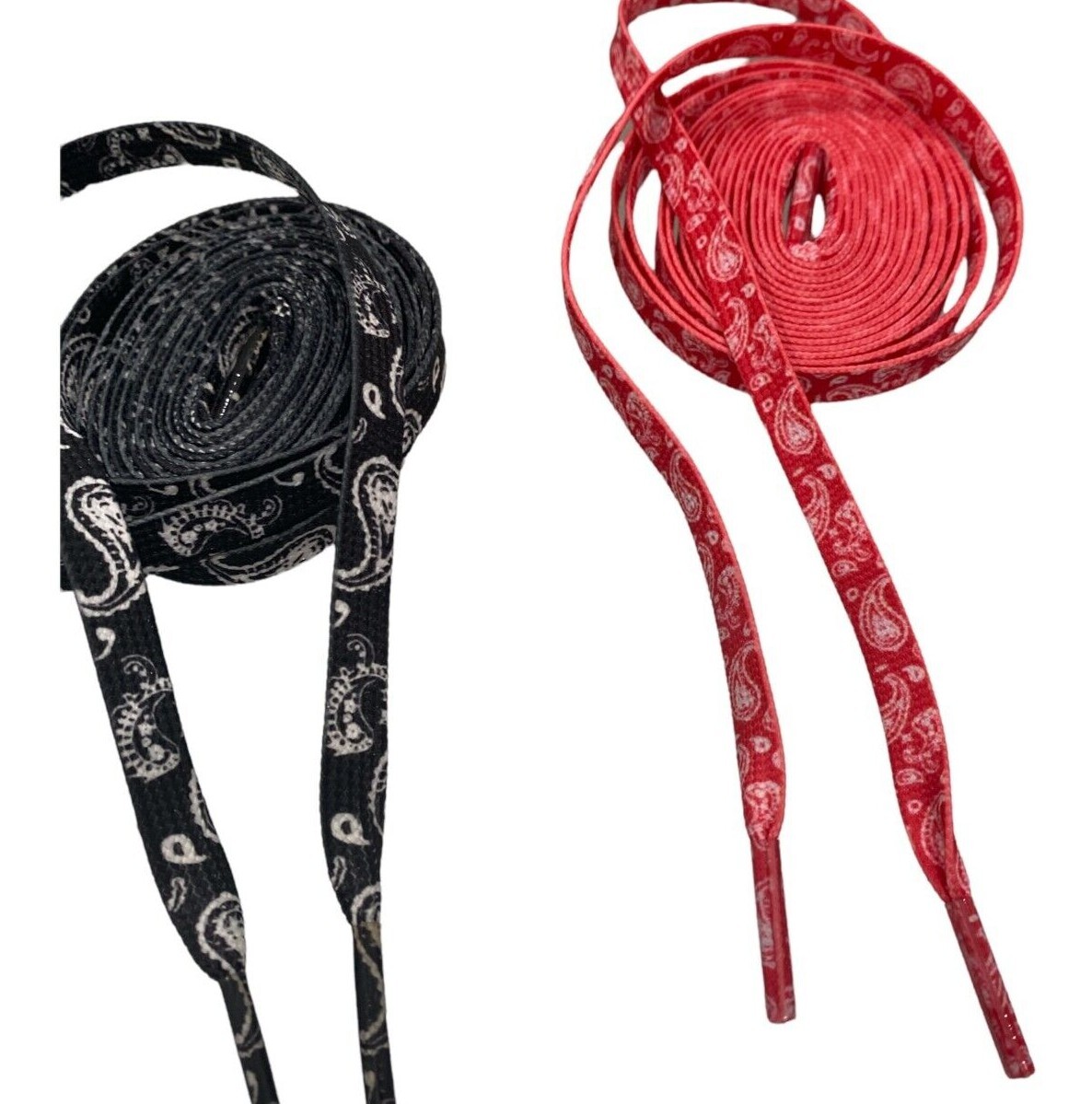 Stylish Strings: Bandanna Shoe Laces - 2 Pairs for $8.49