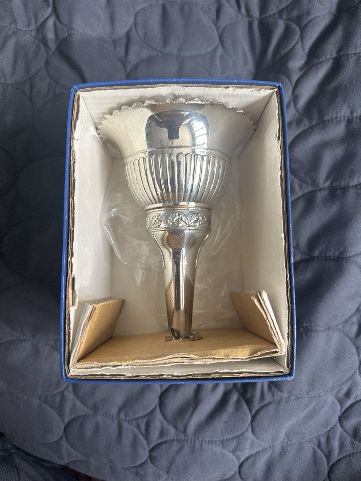 Vintage Silver Plated Wine Funnel Wine Funnel