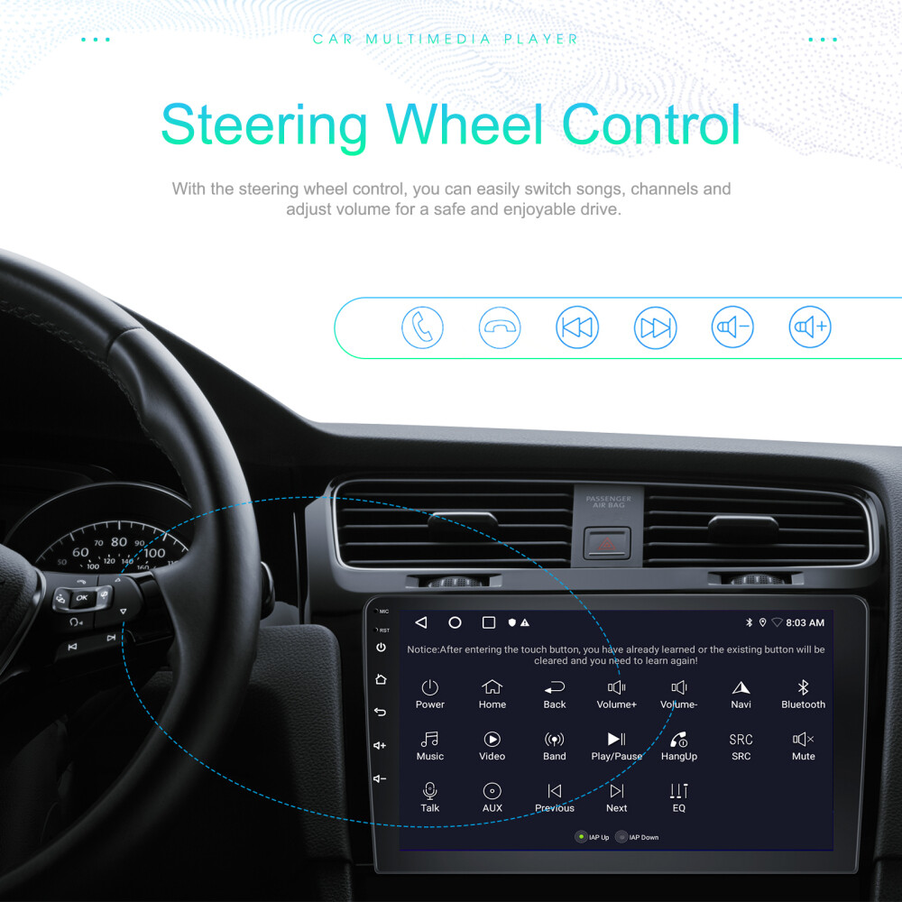 For Jeep Grand Cherokee 1999-2004 Apple Carplay Car Stereo Radio Android 15 Navi