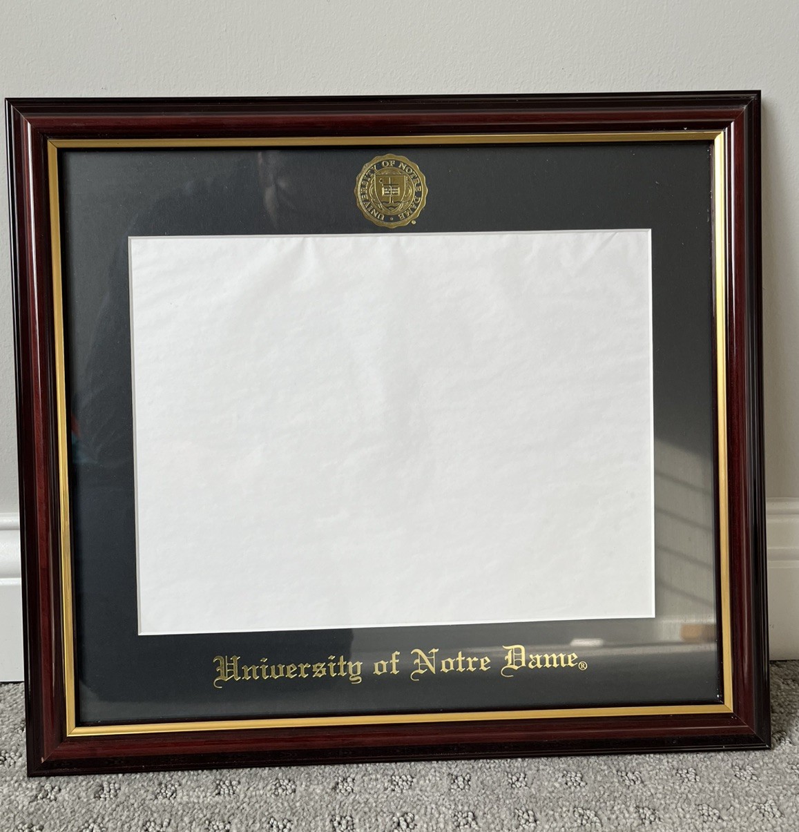 Notre Dame Fighting Irish Diploma Frame