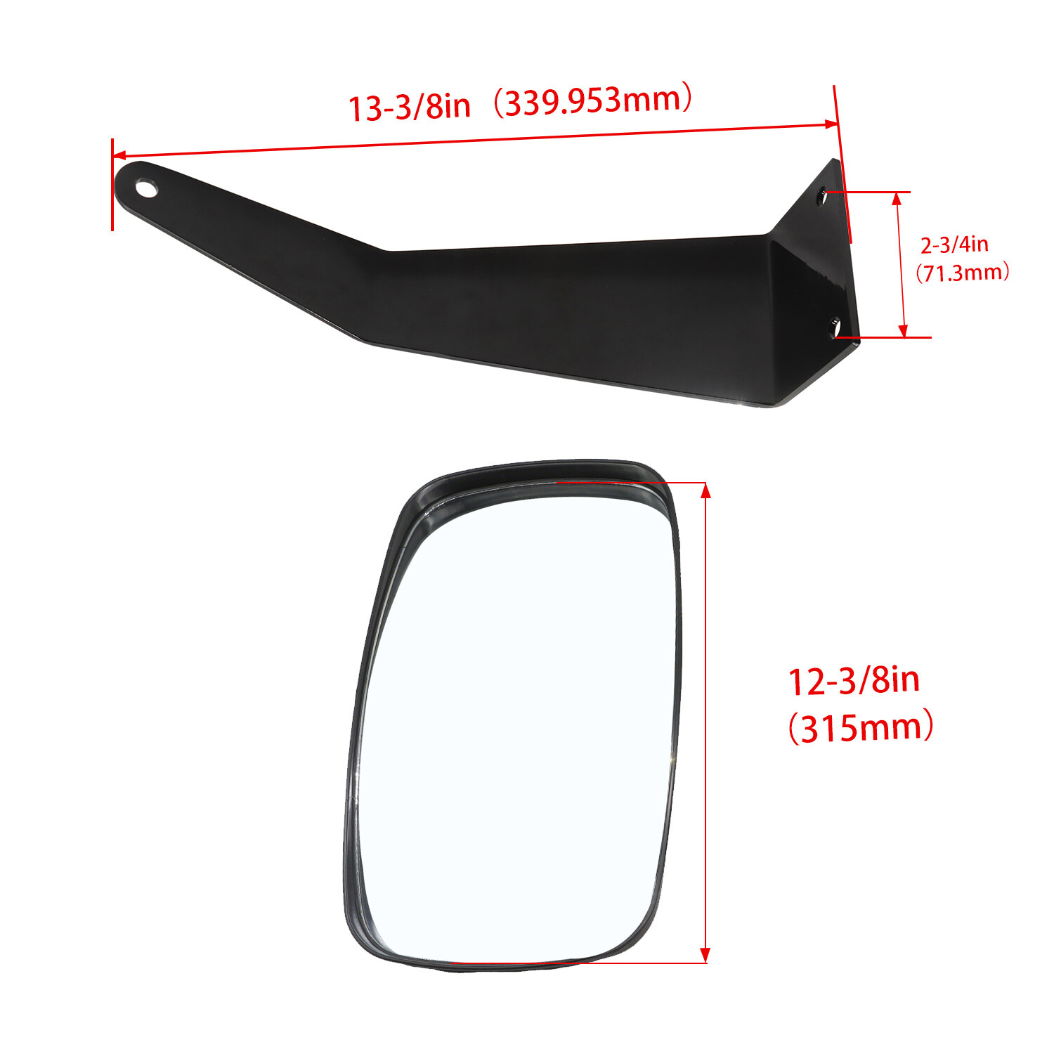 DM2455000 For JOHN DEERE 5000 & 6000 Series Left & Right Value Mirrors