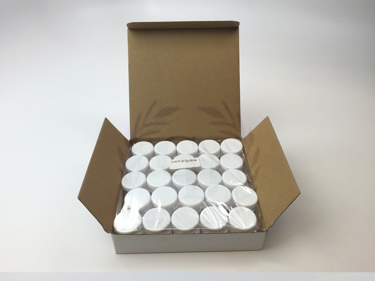 50 Pieces 5 Grams Cosmetic Empty Sample Small Containers Jar Makeup Lip Balm 5ml