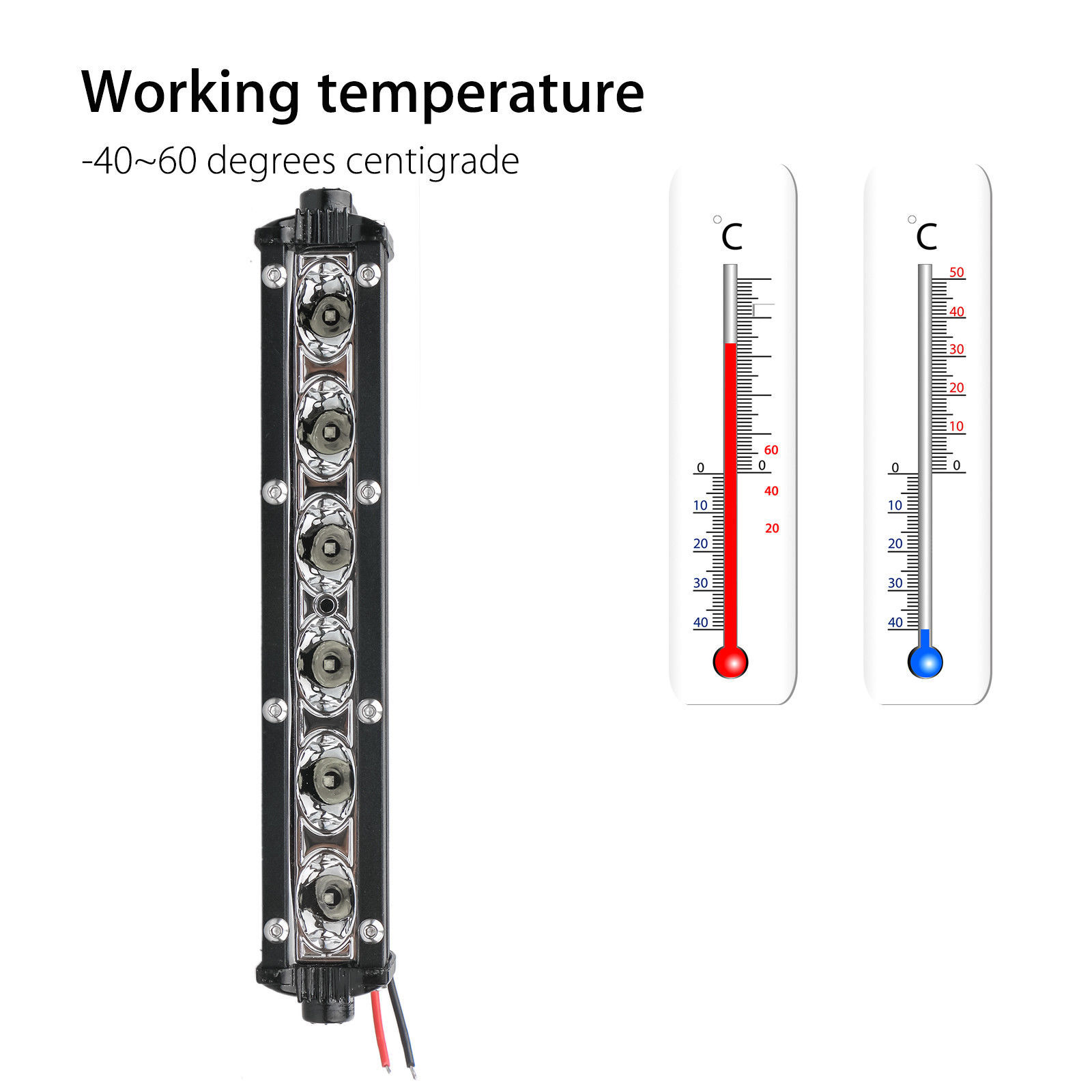 7'' 18W Spot Flood LED Work Light Bar Lamp Driving Fog Offroad SUV 4WD Car Truck