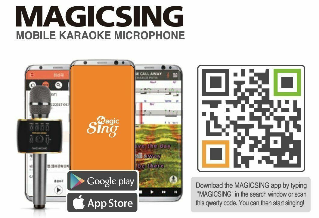 MAGIC SING Karaoke E5+ 5145 Tagalog Eng songs WiFi 2 Wireless Mic 1YR subscripti