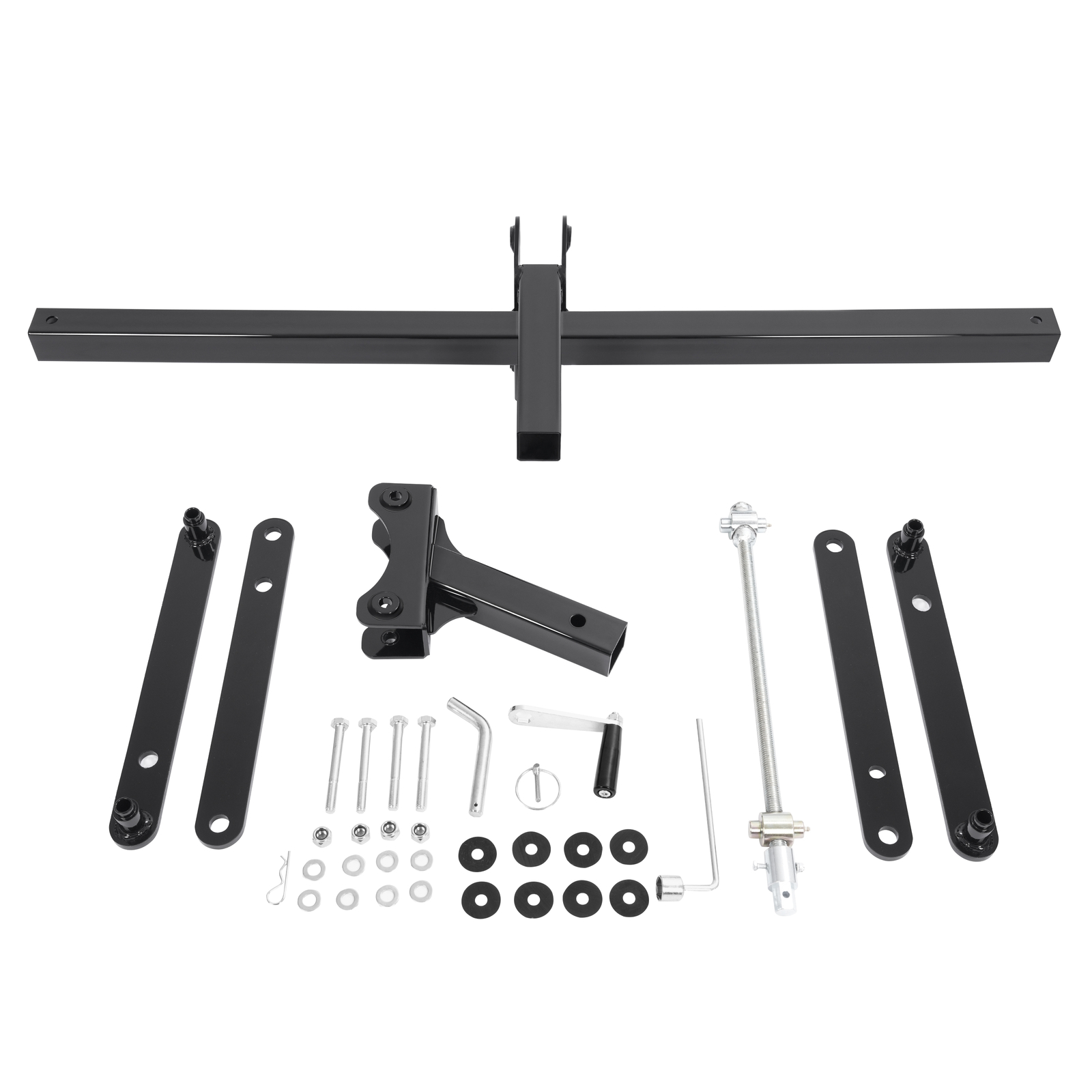 Black Manual Quick Implement Lift 50 Inches For ATV / UTV with 2" Receiver
