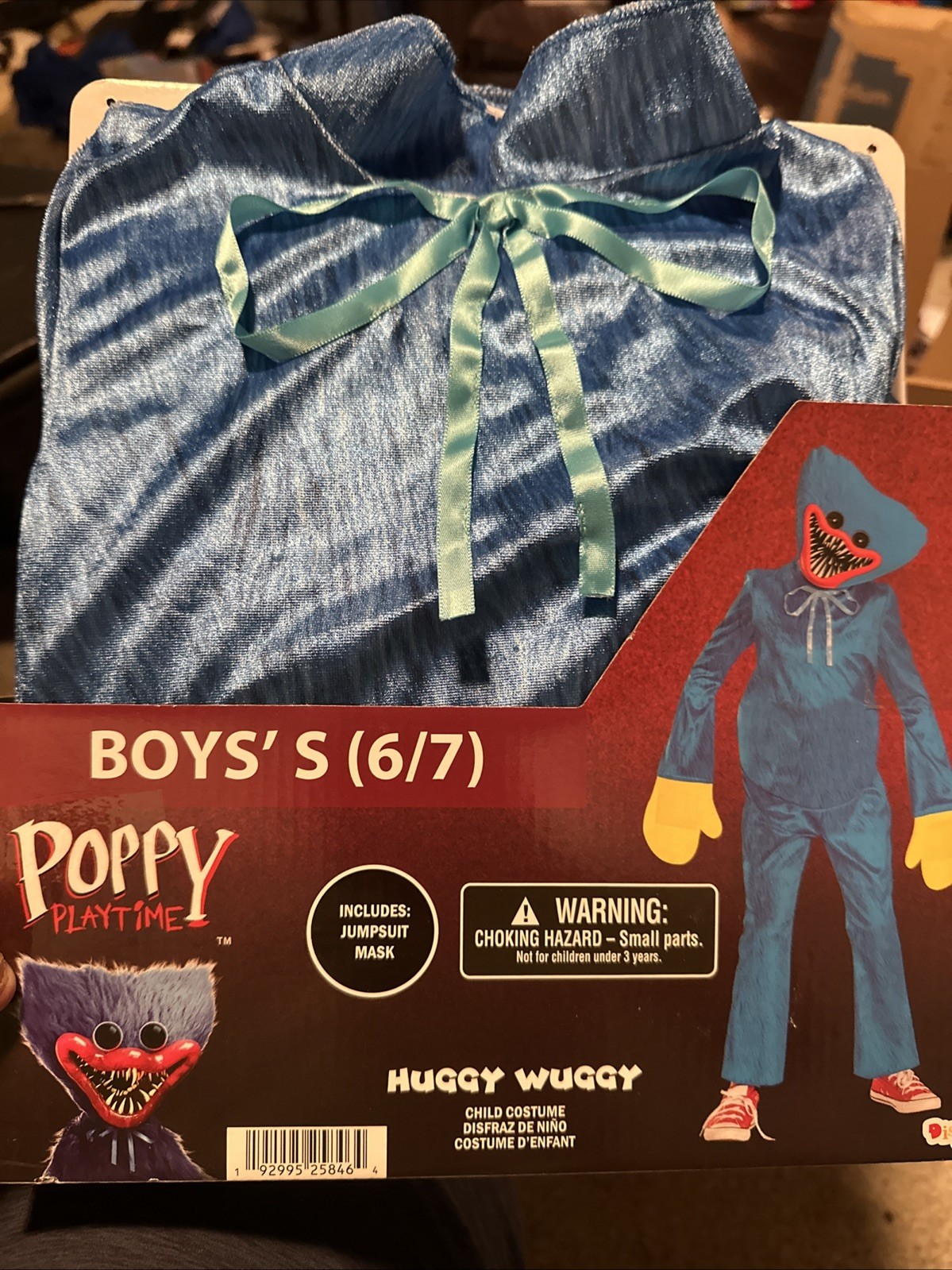 Kids Classic Poppy Playtime Huggy Wuggy Costume - Disguise Small 6-7