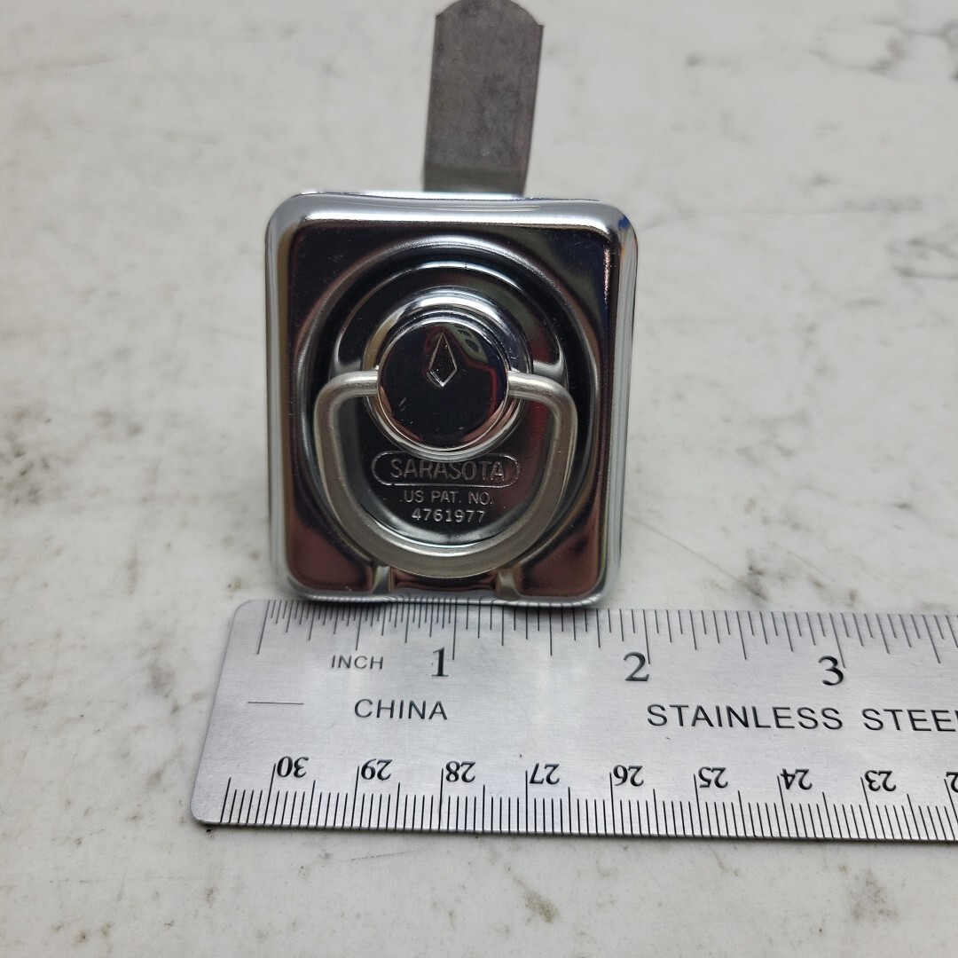 Sarasota Quality Products LR801-9 Latching Lift Ring Offset Cam Stainless Steel