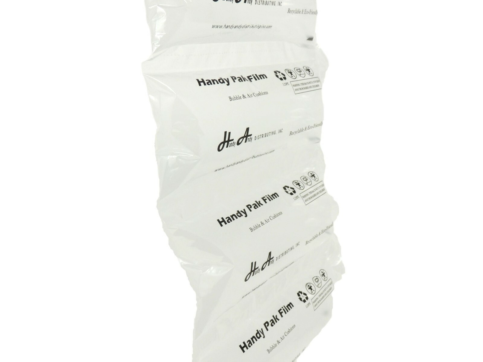 4x8 AIR PILLOW CUSHION FILM FOR MINI PAK'R MACHINE 656ft 200m ROLL NEW