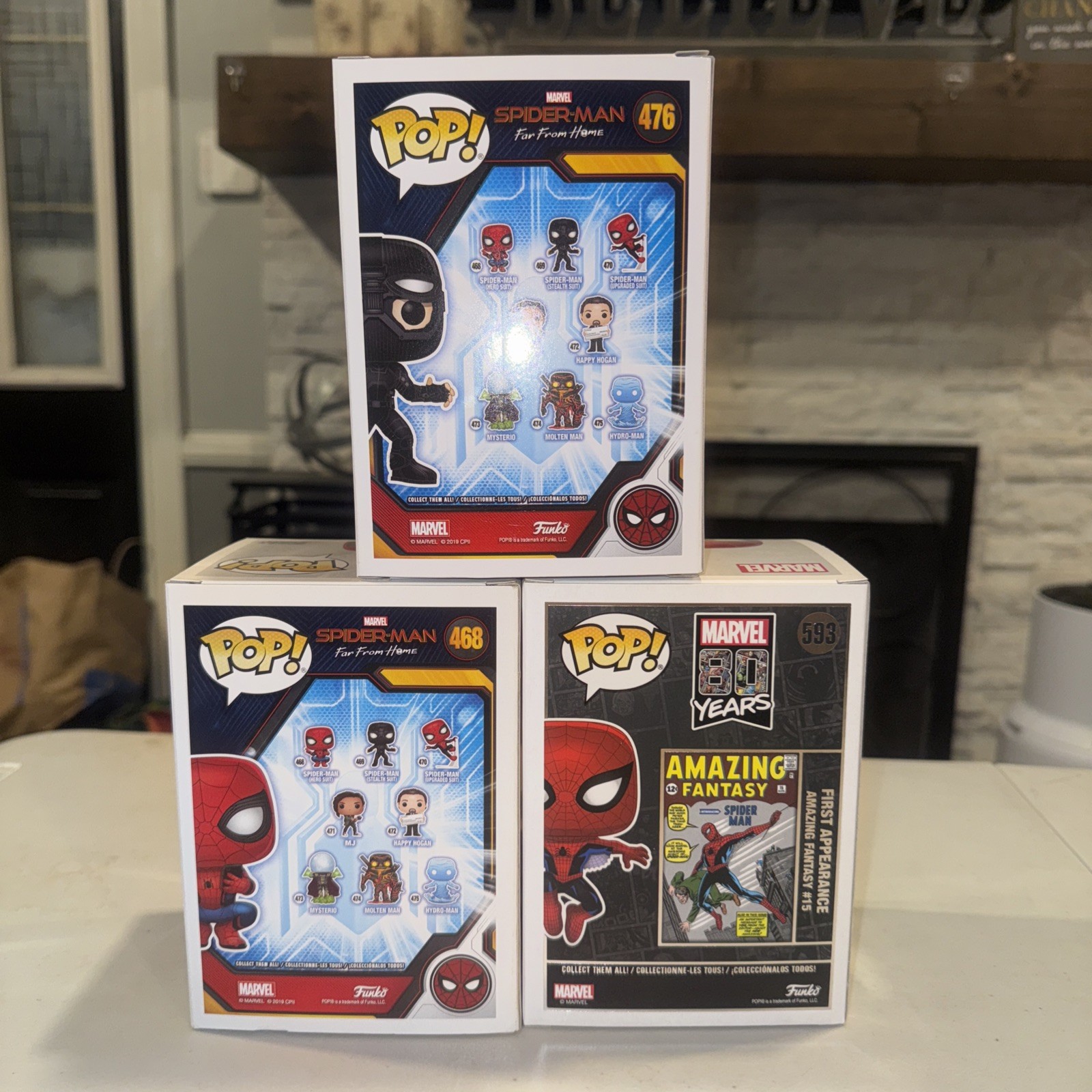 Funko Pop! Spider Man Lot Of 3