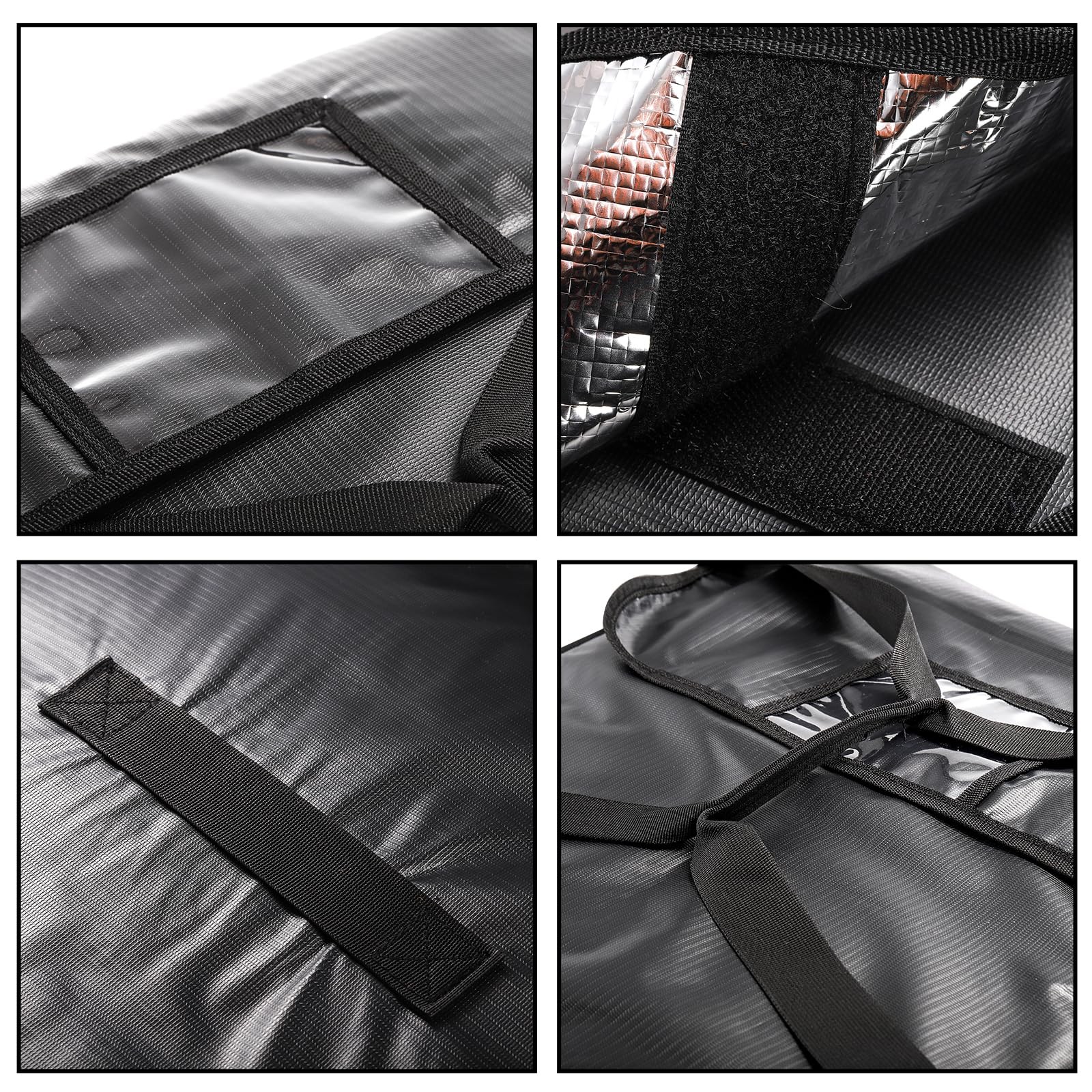 Pizza Bag, Insulated Pizza and Food Delivery Bag, Professional Thermal Pizza ...