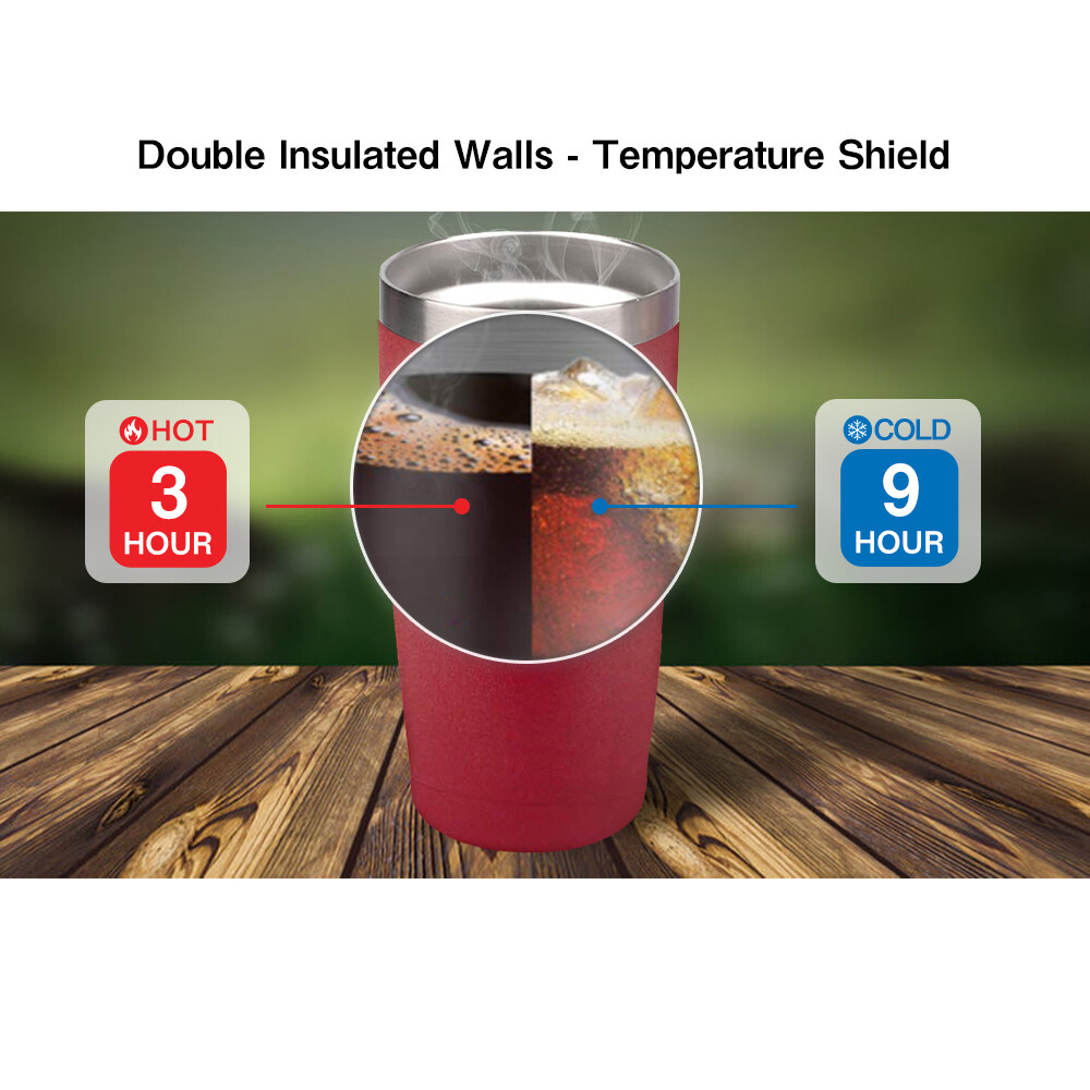 20oz Tumbler Stainless Steel Sip Lid Double Wall Vacuum Insulated Travel Bottle